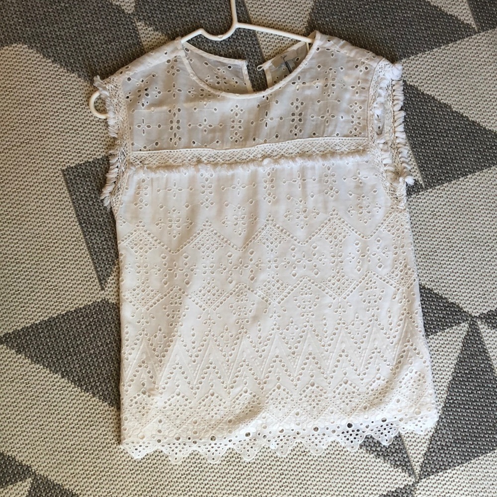 Joie Eyelet Blouse